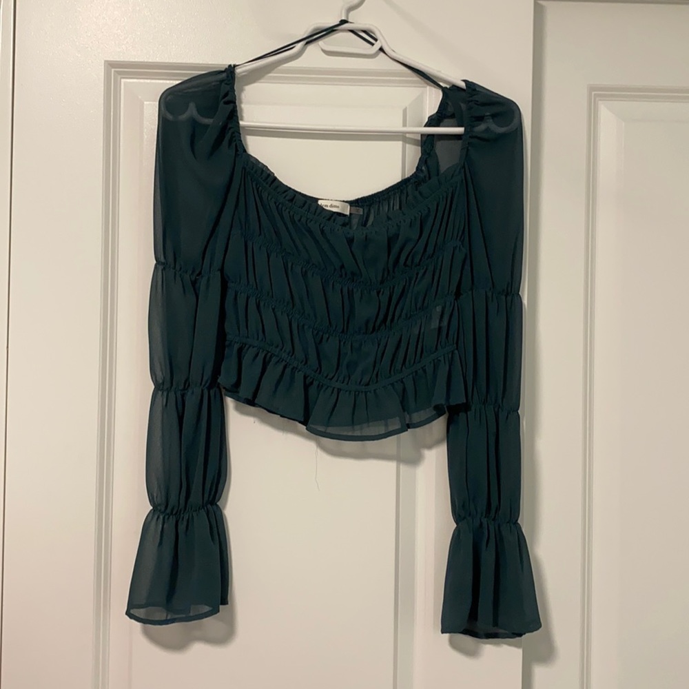 Emerald blouse